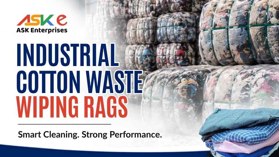Industrial Cotton Waste Wiping Rags Supplier in India ASK Enterprises
