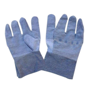 Blue Cotton Jeans Hand Gloves Blue Cotton Jeans Hand Gloves